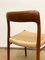 Mid-Century Danish Model 75 Chair in Teak by Niels O. Møller for J.L. Moller, 1950s 8