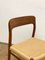 Mid-Century Danish Model 75 Chair in Teak by Niels O. Møller for J.L. Moller, 1950s, Image 12