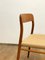 Mid-Century Model 75 Chair in Teak by Niels O. Møller for J.L. Moller, 1950s 10