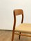 Mid-Century Model 75 Chair in Teak by Niels O. Møller for J.L. Moller, 1950s, Image 10