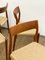 Mid-Century Danish Model 77 Chairs in Teak by Niels O. Møller for J.L Møllers Møbelfabrik, 1950, Set of 4 13