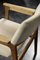 Mid-Century Scandinavian Modern Oak Executive Chair in Alcantara Fabric, 1960s, Image 8