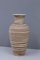 Scandinavian Modern White Floor Vase in Terracotta by Anna-Lisa Thomson for Upsala Ekeby, 1940s 1