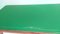 Vintage Esstisch aus ebonisierter Buche & Nussholz mit grüner Glasplatte, Italien 10
