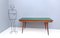 Vintage Ebonized Beech and Walnut Dining Table with a Green Glass Top, Italy, Image 3