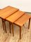 Mid-Century Danish Nesting Tables in Teak, 1950s, Set of 3, Image 9