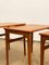 Tavolini ad incastro Mid-Century in teak, Danimarca, anni '50, set di 3, Immagine 10