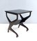 Postmodern Ebonized Beech Serving Cart in the style of Ico Parisi by Ico & Luisa Parisi, Italy 1