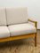 Dänisches Mid-Century Drei-Sitzer Sofa aus Eiche mit Bouclé Bezug von Ole Wanscher für France & Son, 1950er 9