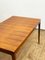 Mid-Century German Extendable Dining Table in Teak and Oak by Hartmut Lohmeyer for Wilkhahn, 1960s 11