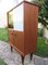 Vintage French Sideboard with Black and White Glass Doors, 1955 6