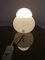 Lampada da tavolo Daruma vintage in vetro opalino di Sergio Asti per Candel, Italia, anni '60, Immagine 12