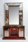 Mid-Century Modern Mobile with Decorated Mirror by Luigi Brusotti for Fontana Arte, 1940s, Image 4