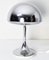 Moderne spanische Space Age Mushroom Tischlampe aus Chrom von Grin Fase, 1960er 1