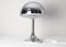 Moderne spanische Space Age Mushroom Tischlampe aus Chrom von Grin Fase, 1960er 10