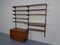 Teak Wall Unit by Kai Kristiansen for Feldballes Furniture Factory, 1960s, Set of 14 1