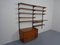 Teak Wall Unit by Kai Kristiansen for Feldballes Furniture Factory, 1960s, Set of 14 2