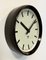 Large Industrial Bakelite Factory Wall Clock from Pragotron, 1960s 1