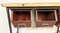 Tavolo da lavoro industriale con tre cassetti in ferro, anni '60, Immagine 12