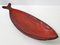 Vintage French Fish Shaped Dish in Ceramic, 1950s 1