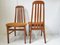 Vintage Chairs in Tweed and Wood, Set of 4, Image 8