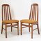 Vintage Chairs in Tweed and Wood, Set of 4, Image 10