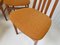 Vintage Chairs in Tweed and Wood, Set of 4, Image 3