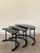 Tria Nesting Tables by Gianfranco Frattini for Acerbis, 1980s, Set of 3 1