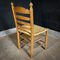 Large Late 19th Century Church Chair with Wicker Seats 8