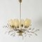 Mid-Century Bridal Bouquet Chandelier by Paavo Tynell, 1940s 1