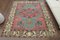 Vintage Turkish Oushak Rug Handmade Wool Rug, Anatolia, 1960s, Image 1