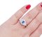 Sapphire, Diamonds, Platinum Ring, 1970s, Image 5