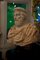 Hand-Carved Bust of Roman Man, 20th Century, White Carrara and Red Alicante Marble, Image 9