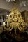 Lámpara de araña italiana grande de cristal de Murano de varios niveles, siglo XIX, Imagen 6