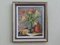 Still Life with Tulips, Oil on Board, Framed, Image 1