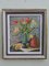 Still Life with Tulips, Oil on Board, Framed 5