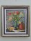 Still Life with Tulips, Oil on Board, Framed, Image 5