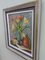 Still Life with Tulips, Oil on Board, Framed, Image 2