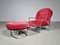 915 Lounge Chair with Ottoman attributed to Carlo De Carli for Cinova, 1960s, Set of 2 1