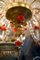 Murano Glas Kronleuchter im Rezzonico-Stil, 19. Jh. mit roten Rosen 9