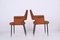 Mid-Century Italian Brown Faux Leather Armchairs in Style of Paolo Buffa, 1950s, Set of 2, Image 6