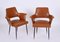 Mid-Century Italian Brown Faux Leather Armchairs in Style of Paolo Buffa, 1950s, Set of 2 16