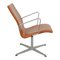 Oxford Lounge Chair in Walnut Aniline Leather by Arne Jacobsen, 2000s 2