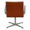 Oxford Lounge Chair in Walnut Aniline Leather by Arne Jacobsen, 2000s 3