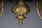 Lámpara de araña antigua de bronce dorado, década de 1880, Imagen 12