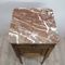 Vintage German Art Nouveau Bedside Table with Marble Top, Image 4