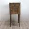 Vintage German Art Nouveau Bedside Table with Marble Top, Immagine 1
