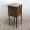 Vintage German Art Nouveau Bedside Table with Marble Top, Immagine 2