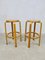 Vintage Barstools by Alvar Aalto for Artek, 1980s, Set of 2, Image 1