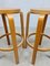 Sgabelli da bar vintage di Alvar Aalto per Artek, anni '80, set di 2, Immagine 4